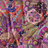 Multi Color Abstract Print Fabric Wholesale for Cord Set